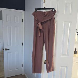 Athleta Dusty Rose High-Waisted Pants